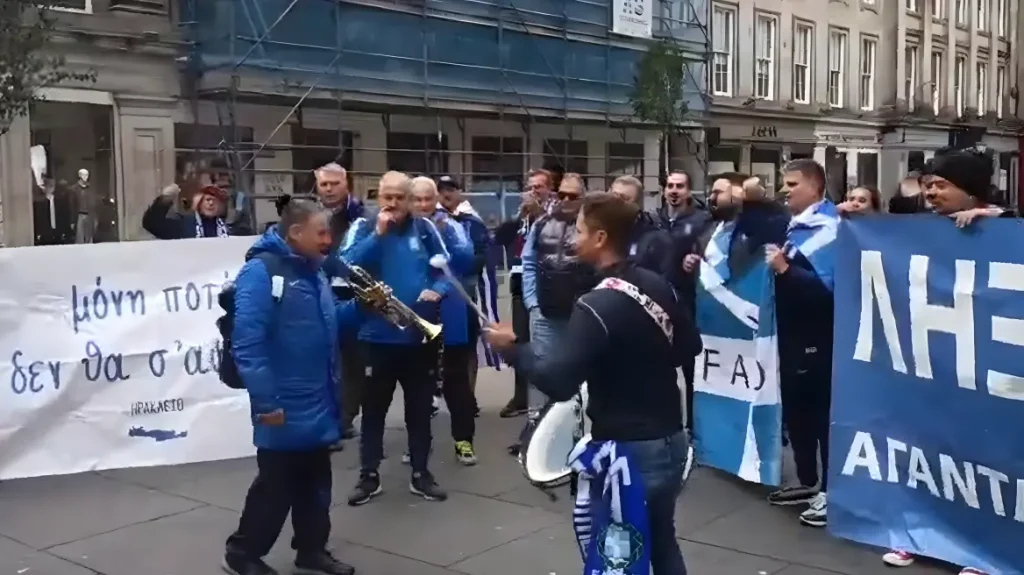 «Μύρισε» Ελλάδα η Γλασκώβη για τον αγώνα της Εθνικής με τη Σκωτία