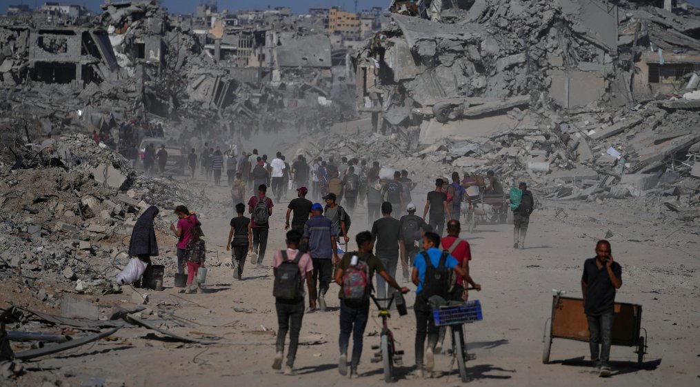 Βίντεο: Δείτε από ψηλά τις εκτεταμένες καταστροφές Γάζα την ώρα που επιστρέφουν χιλιάδες Παλαιστίνιοι