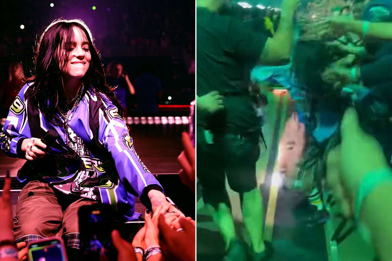 Θαυμαστής της Μπίλι Άιλις τράβηξε βίαια προς το μέρος του την ποπ τραγουδίστρια – Δείτε βίντεο