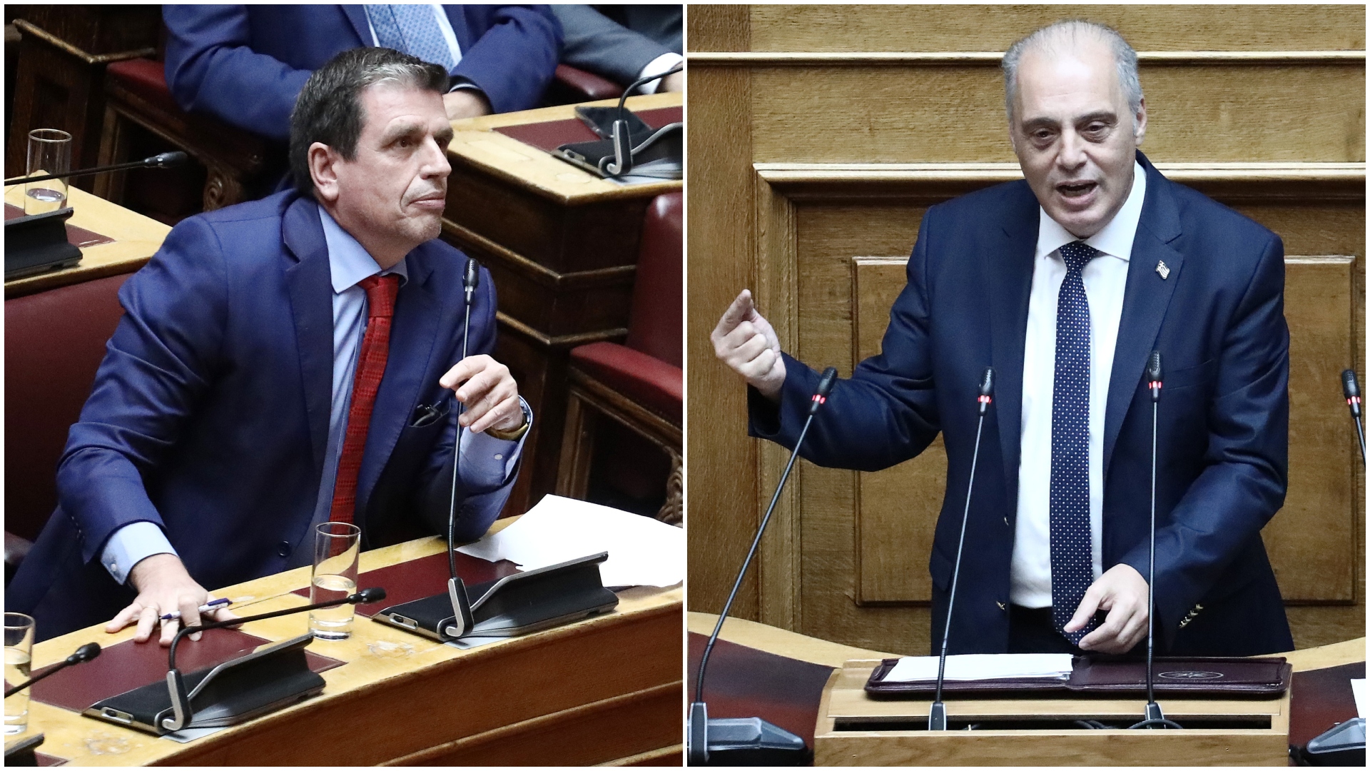 «Σφοδρή» σύγκρουση ανάμεσα στον Κ.Βελόπουλο και τον Δ.Καιρίδη στη Βουλή