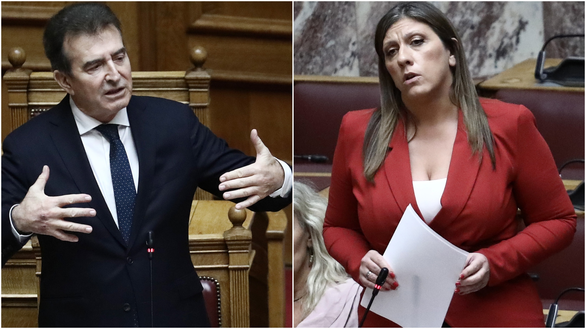 «Σύγκρουση» Μ.Χρυσοχοΐδη – Ζ.Κωνσταντοπούλου στη Βουλή για το Μνημείο του Άγνωστου Στρατιώτη