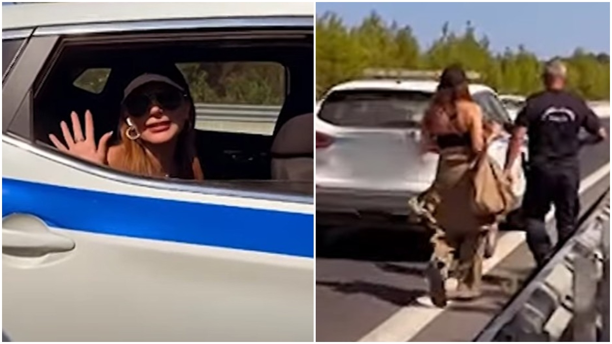 Όχι ένα, αλλά δύο ήταν τα περιπολικά που απασχολήθηκαν για την προστασία και μεταφορά της Δ.Βανδή