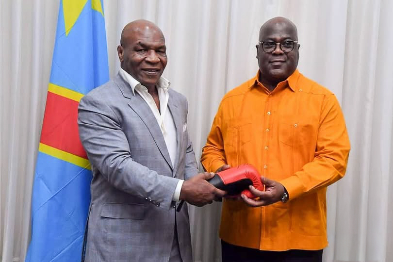 Συνάντηση του Μάικ Τάισον με τον πρόεδρο του Κονγκό