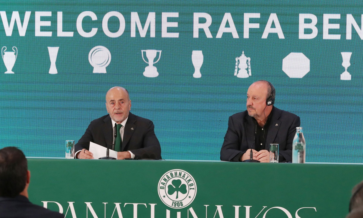 Ράφα Μπενίτεθ: «Να φέρουμε τον Παναθηναϊκό ξανά στην κορυφή» – Γ.Αλαφούζος: «Νέα εποχή για τον σύλλογο»