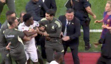 Ροντέο το ντέρμπι της Ρεάλ Μαδρίτης με την Μπαρτσελόνα: Ο Βινίσιους πήγε να επιτεθεί στον Λαμίν Γιαμάλ (βίντεο)