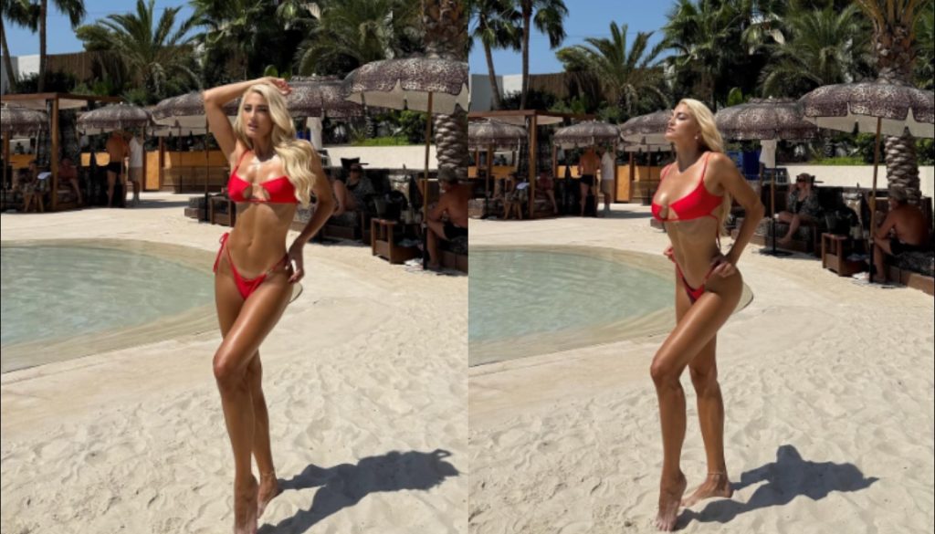 «Τελικά επέλεξα σωστά;»: Η… «δημοσκόπηση» της Ι.Τούνη για τις φωτογραφίες της με μαγιό από την Ίμπιζα (φώτο)