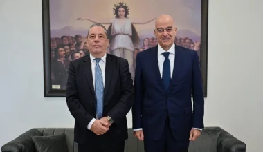 Με τον Κύπριο υπουργό Άμυνας συναντήθηκε ο Ν.Δένδιας στη Θεσσαλονίκη: Τι συζήτησαν