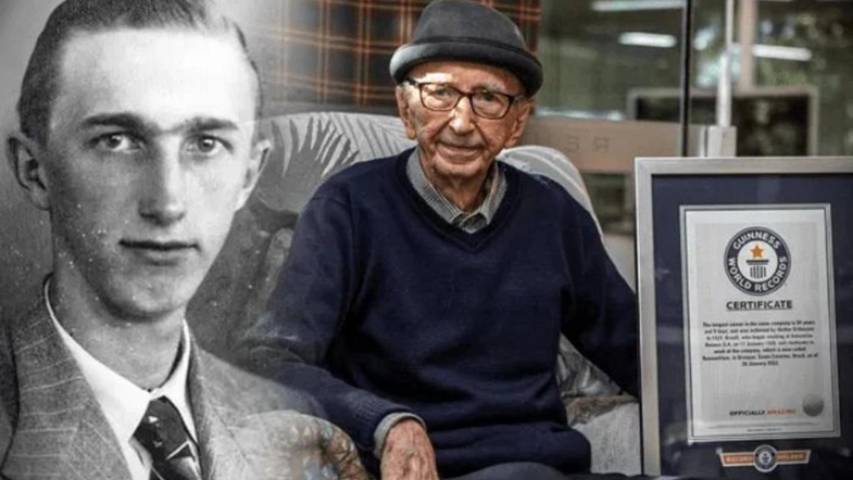 Ο άνθρωπος που εργάστηκε επί 84 χρόνια στην ίδια εταιρεία!