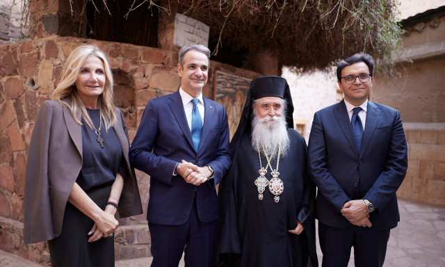 Κ.Μητσοτάκης: «Εθνικό καθήκον το ενδιαφέρον μας για τη Μονή της Αγίας Αικατερίνης»