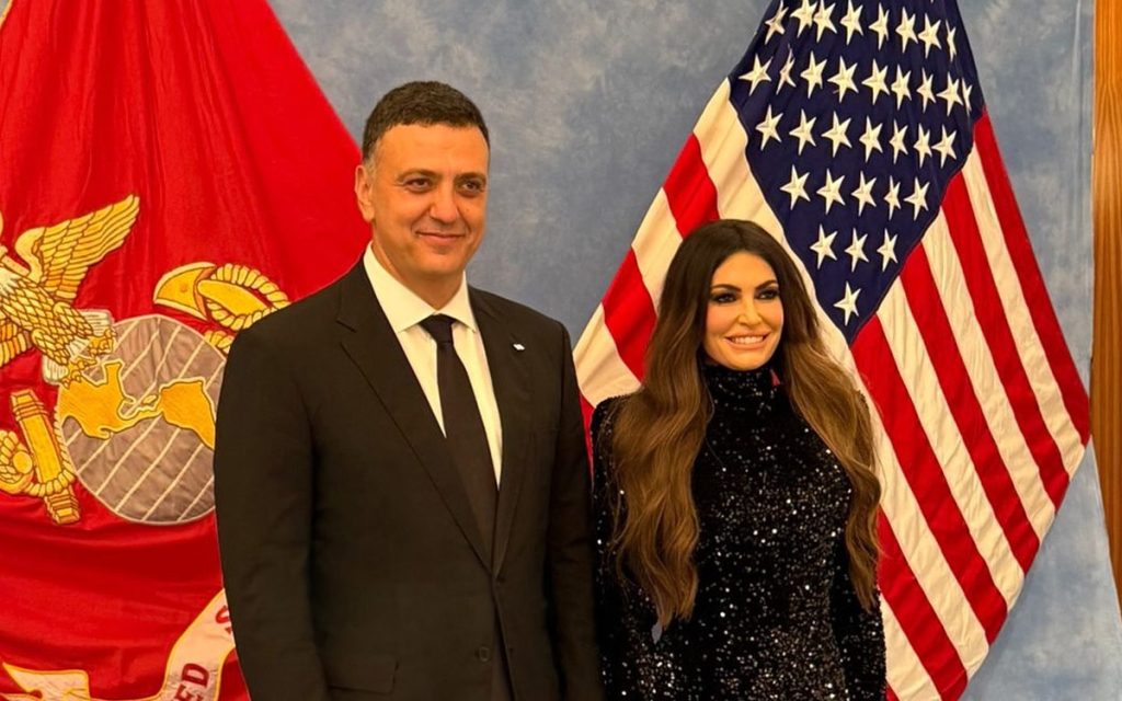 Ο Β.Κικίλιας στην πρώτη δεξίωση της νέας Αμερικανίδας πρέσβειρας Κίμπερλι Γκίλφοϊλ