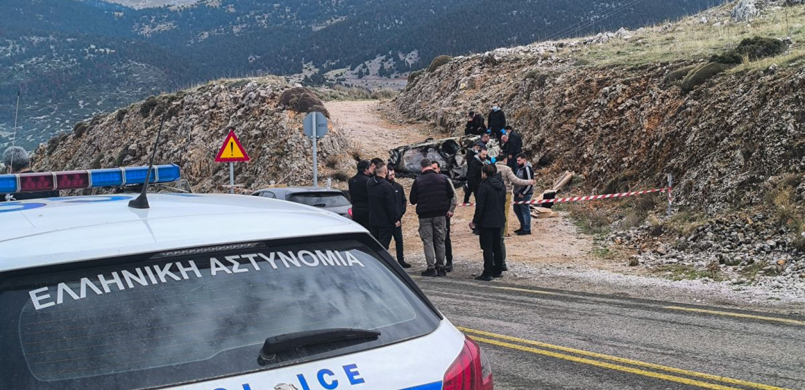 Βίντεο ντοκουμέντο από το φλεγόμενο όχημα των εκτελεστών του Γιάννη Λάλα