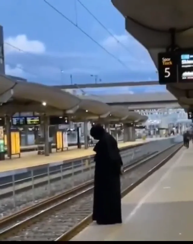 Βίντεο: Ισλαμίστρια στην Νορβηγία αρχίζει και «εκτοξεύει» προσευχές και κατάρες επειδή άργησε το τρένο!