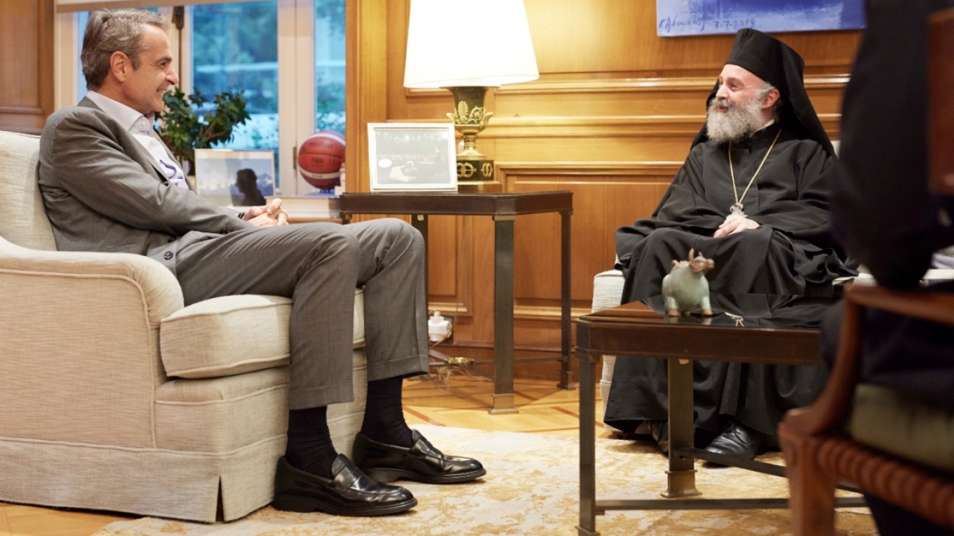 Ο Κ.Μητσοτάκης συναντήθηκε με τον Αρχιεπίσκοπο Αυστραλίας – Τι συζήτησαν