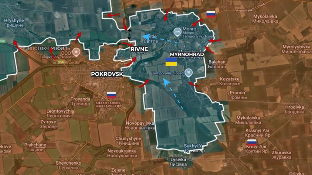 Οι Ουκρανοί εξοντώνονται μέσα στον «κύκλο του θανάτου» που δημιούργησαν οι Ρώσοι σε Ποκρόφσκ-Μίρνογκραντ