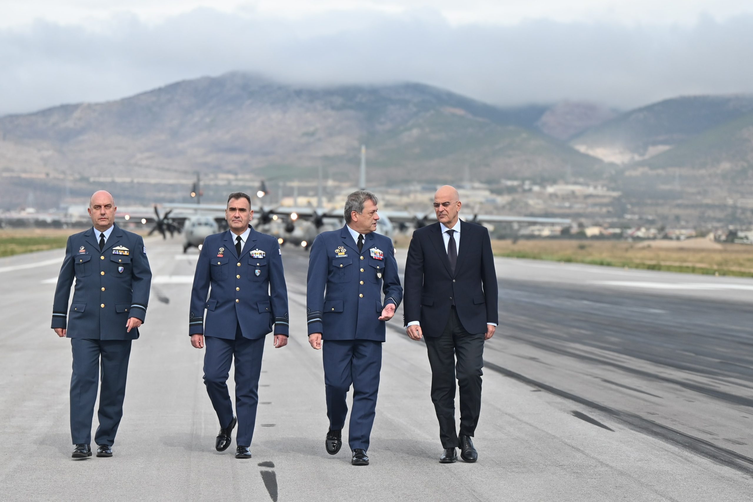 Νίκος Δένδιας από την 112 Πτέρυγα Μάχης: «Η χώρα έχει  πάλι στόλο μεταφορικών  αεροσκαφών»