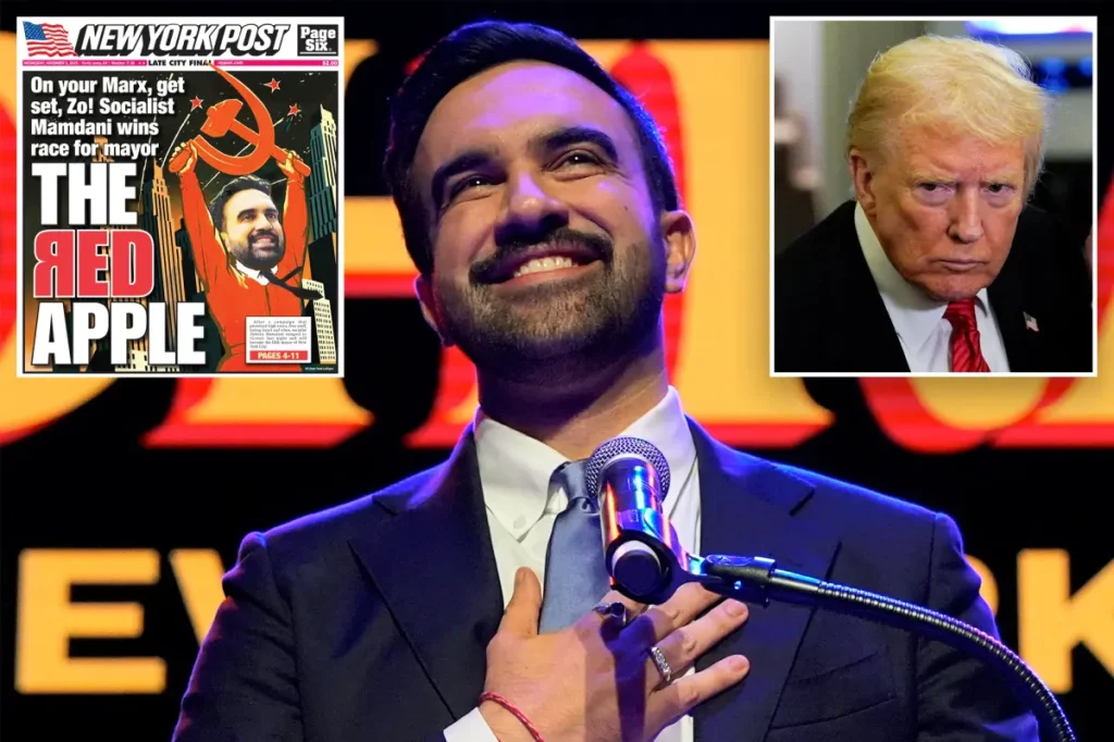 Το εύστοχο εξώφυλλο της NYP για τον Ζ.Μαμντάνι – «Σε θολά νερά με τον ισλαμιστή και κομμουνιστή» λένε ΜΜΕ των ΗΠΑ
