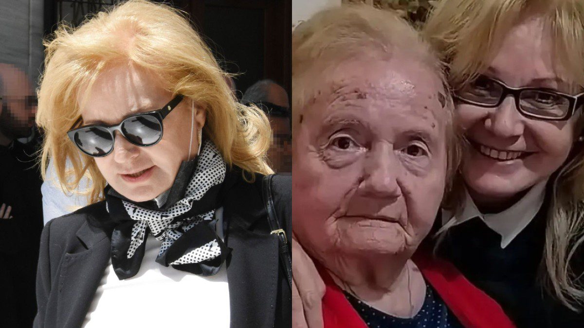 Αγγελική Νικολούλη: «Βαρύ» το κλίμα στην κηδεία της μητέρας της – Η δημοσιογράφος απέφυγε να κάνει δηλώσεις (φωτο)