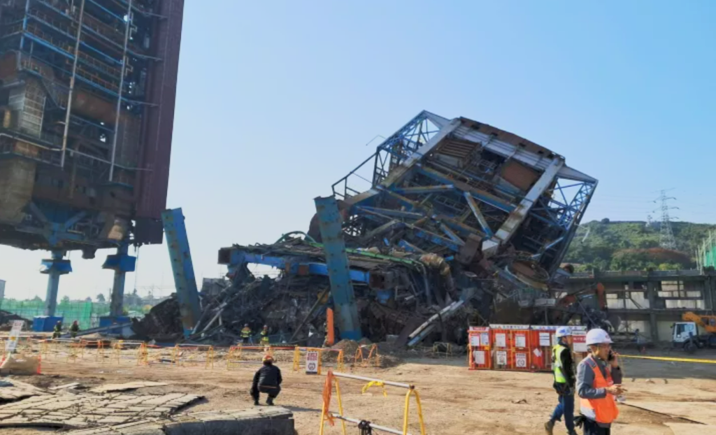 Κατέρρευσε μεγάλη κατασκευή σε σταθμό ενέργειας στη Νότια Κορέα – Αγωνία για επτά ανθρώπους