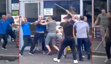 Βίντεο: Τούρκοι έβγαλαν τις σούβλες κεμπάπ και άρχισαν να χτυπιούνται μεταξύ τους