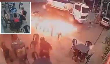 Βραζιλία: H στιγμή που άνδρας ανάβει τσιγάρο δίπλα σε βενζινάδικο και ξεσπά τεράστια πυρκαγιά (βίντεο)