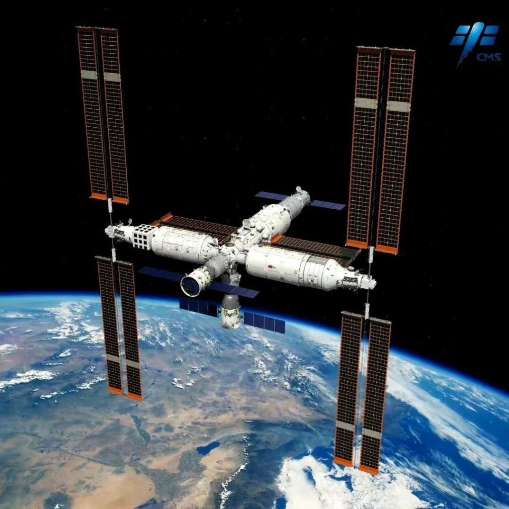 Εγκλωβισμένοι  στον κινεζικό διαστημικό σταθμό τρεις  Κινέζοι αστροναύτες