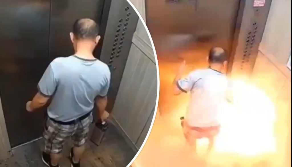 Τραγικός θάνατος για άνδρα μέσα σε ασανσέρ στην Κίνα: Εξερράγη μπαταρία ηλεκτρικού ποδηλάτου (βίντεο)