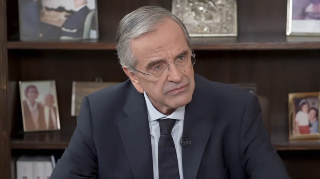 Συνέντευξη Αντώνη Σαμαρά: Αφήνει ανοιχτό το ενδεχόμενο δημιουργίας νέου κόμματος