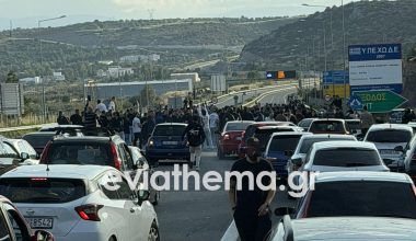 Χαλκίδα: Ασυνείδητοι «έκοψαν» την κυκλοφορία των οχημάτων για να στήσουν κόντρες