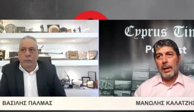 Βίντεο: Η αντίδραση του Κύπριου υπουργού Άμυνας στον «αέρα» εκπομπής την ώρα των 5,3 Ρίχτερ