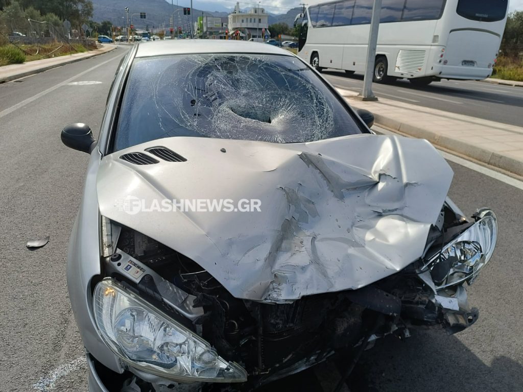 Χανιά: Αυτοκίνητο έγινε «κομμάτια» μετά την σφοδρή σύγκρουση με μηχανή – Δείτε φωτογραφίες