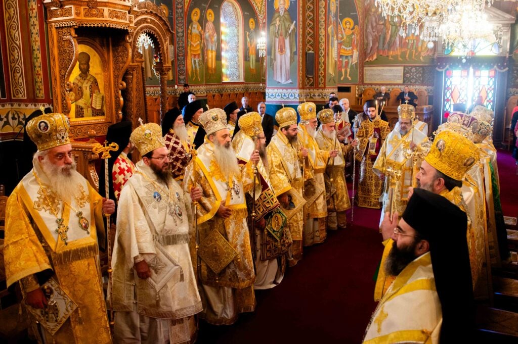 Πλήθος Αρχιερέων στα ονομαστήρια του Μητροπολίτη Μεσσηνίας Χρυσοστόμου