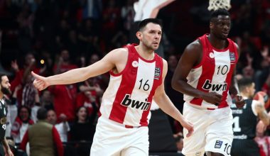 Euroleague: «Καμπάνα» ύψους 6.000 ευρώ στον Ολυμπιακό για τα υβριστικά συνθήματα στον αγώνα με την Παρτιζάν