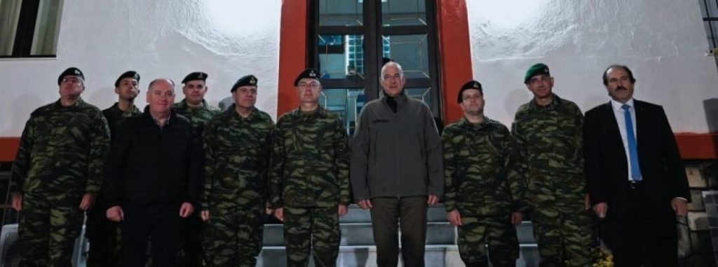 Στην έδρα του  1ου Συντάγματος Πεζικού, στη Φλώρινα ο υπουργός Εθνικής Άμυνας
