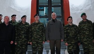 Στην έδρα του  1ου Συντάγματος Πεζικού, στη Φλώρινα ο υπουργός Εθνικής Άμυνας