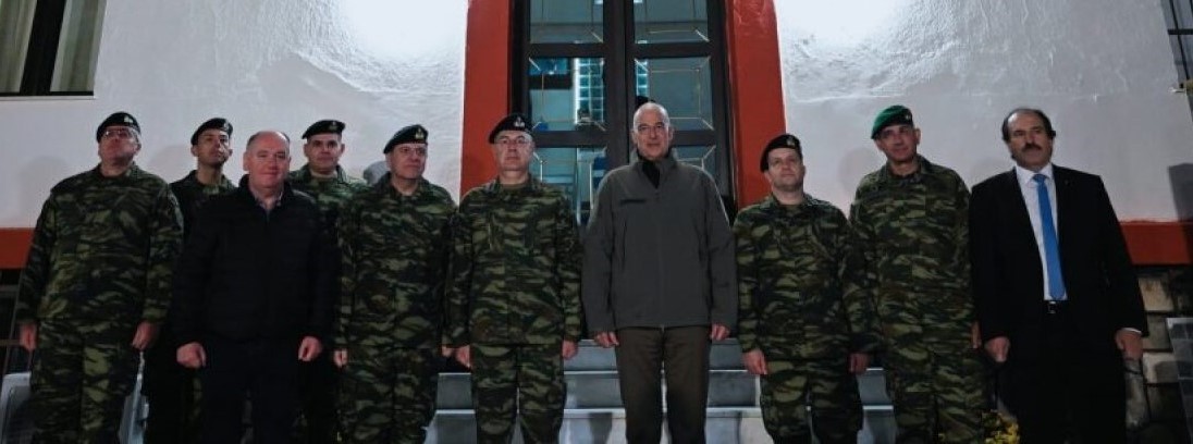 Στην έδρα του 1ου Συντάγματος Πεζικού, στη Φλώρινα ο υπουργός Εθνικής Άμυνας