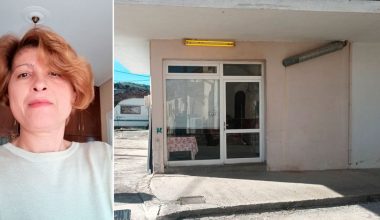 Λάρισα: Βουβό το σκηνικό στην κηδεία της αδικοχαμένης 49χρονης που σκοτώθηκε μέσα στον φούρνο της (φωτο)