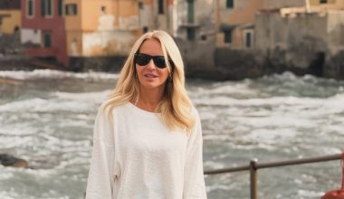 Στη Γένοβα η Μαρία Μπεκατώρου: «Όταν ο κόσμος μοιάζει να λάμπει, αυτό είναι αγάπη» (φωτο)