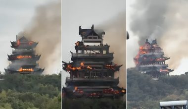 Κίνα: Το μοιραίο λάθος ενός τουρίστα που προκάλεσε τη φωτιά στον 1.500 ετών ναό Yongqing (βίντεο)