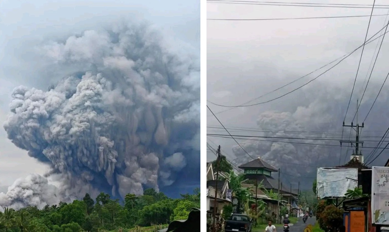 Ινδονησία: Νέα πλάνα που «κόβουν την ανάσα» από το ηφαίστειο Semeru που άρχισε να εκρήγνυται (vids)