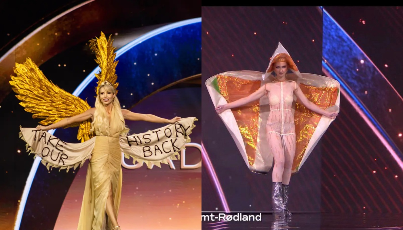 Miss Universe: Οι εντυπωσιακές εμφανίσεις της «Μις Νορβηγία» ως… «σολομός» και της «Μις Ελλάδα» με χρυσά φτερά