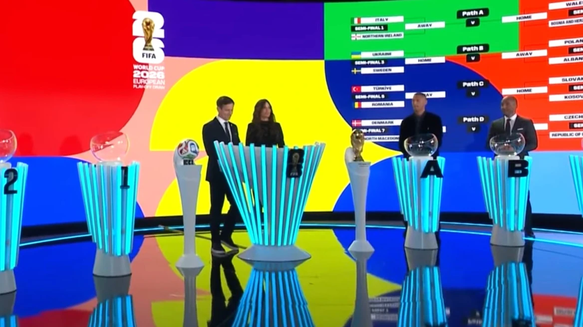Μουντιάλ 2026: Τα ζευγάρια των playoffs και τα μονοπάτια για τα 4 τελευταία εισιτήρια της UEFA