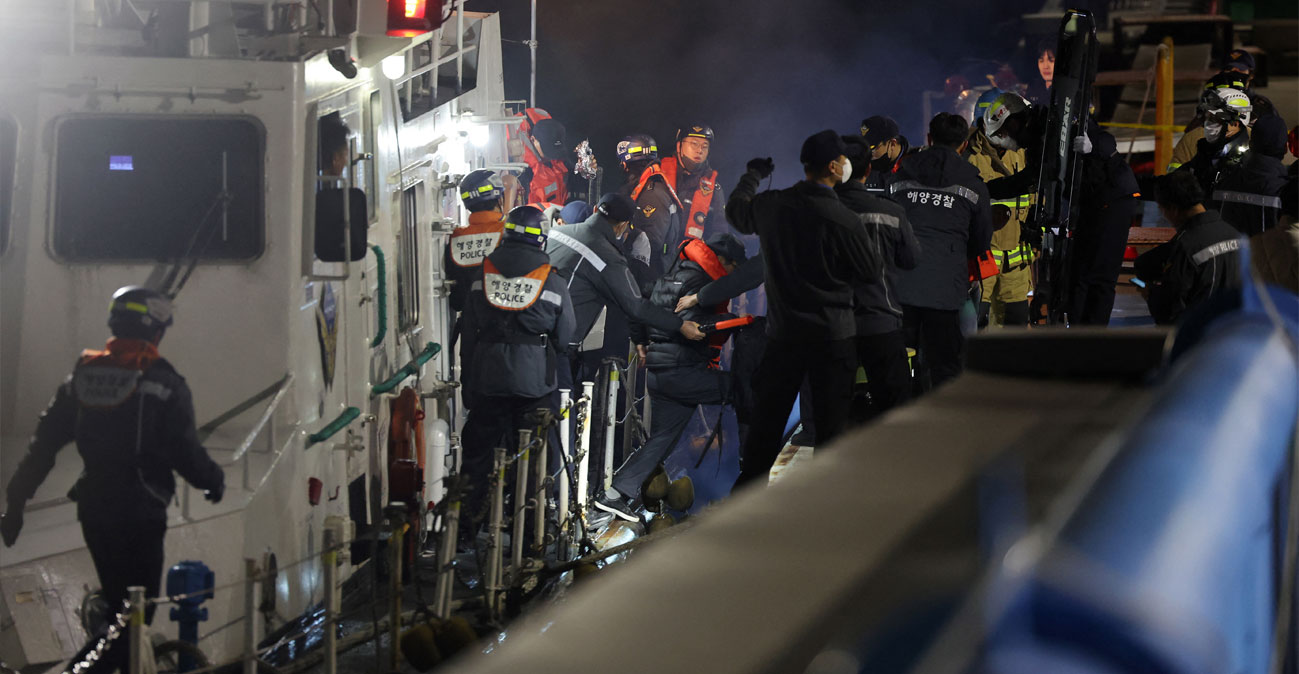 Νότια Κορέα: Πλοίο με 267 επιβάτες προσάραξε σε ακατοίκητο νησί – Συνελήφθη ο καπετάνιος (βίντεο)