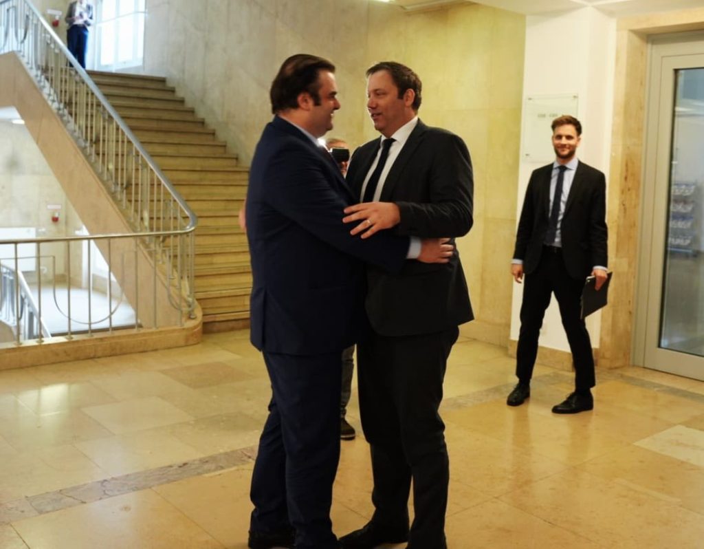 Συνάντηση Κ.Πιερρακάκη με τον αντικαγκελάριο και ομοσπονδιακό υπουργό Οικονομικών της Γερμανίας