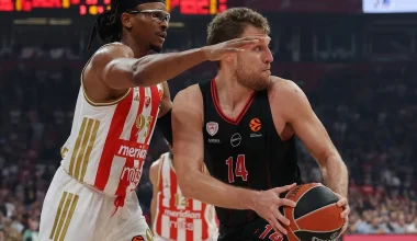 Γ.Μπαρτζώκας μετά την ήττα του Ολυμπιακού με 91- 80 από τον Ερυθρό Αστέρα: «Κάναμε πολλά λάθη»