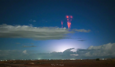 Εντυπωσιακό φαινόμενο στον ουρανό της Κύπρου: Τι είναι τα Red Sprites που εμφανίστηκαν (βίντεο)