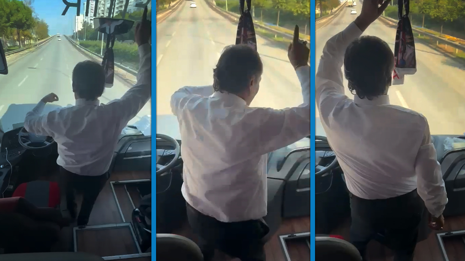 Τουρκία: Οδηγός λεωφορείου άφησε το τιμόνι και άρχισε τον… ξέφρενο χορό με οπαδούς της Αντάλιασπορ (βίντεο)