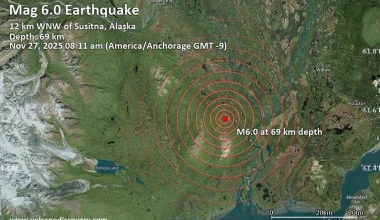6 Ρίχτερ έπληξαν την Αλάσκα – Δεν αναφέρθηκαν ζημιές από τον σεισμό