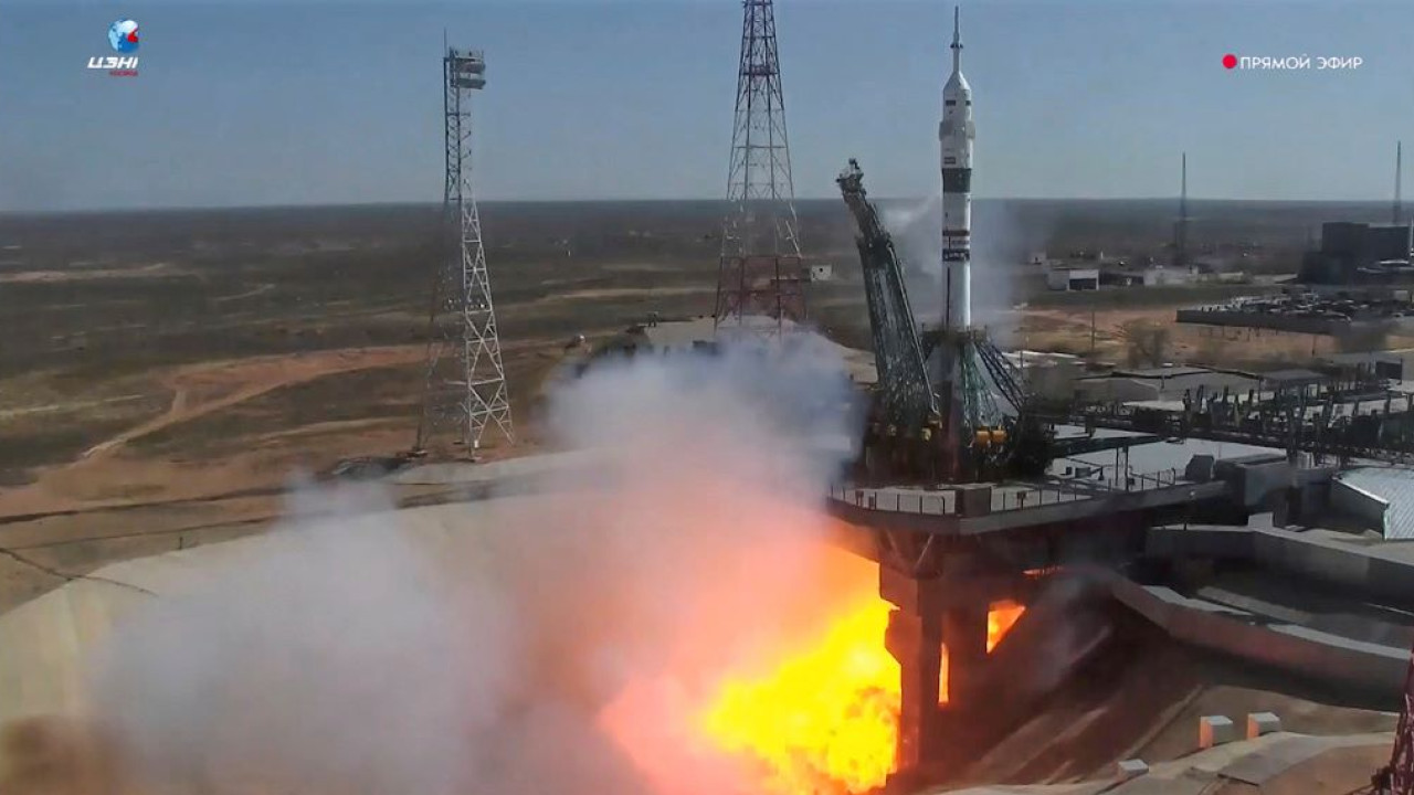 Κοσμοδρόμιο Μπαϊκονούρ: Οι φωτογραφίες δείχνουν ότι κάτι συνέβη μετά την εκτόξευση του Soyuz