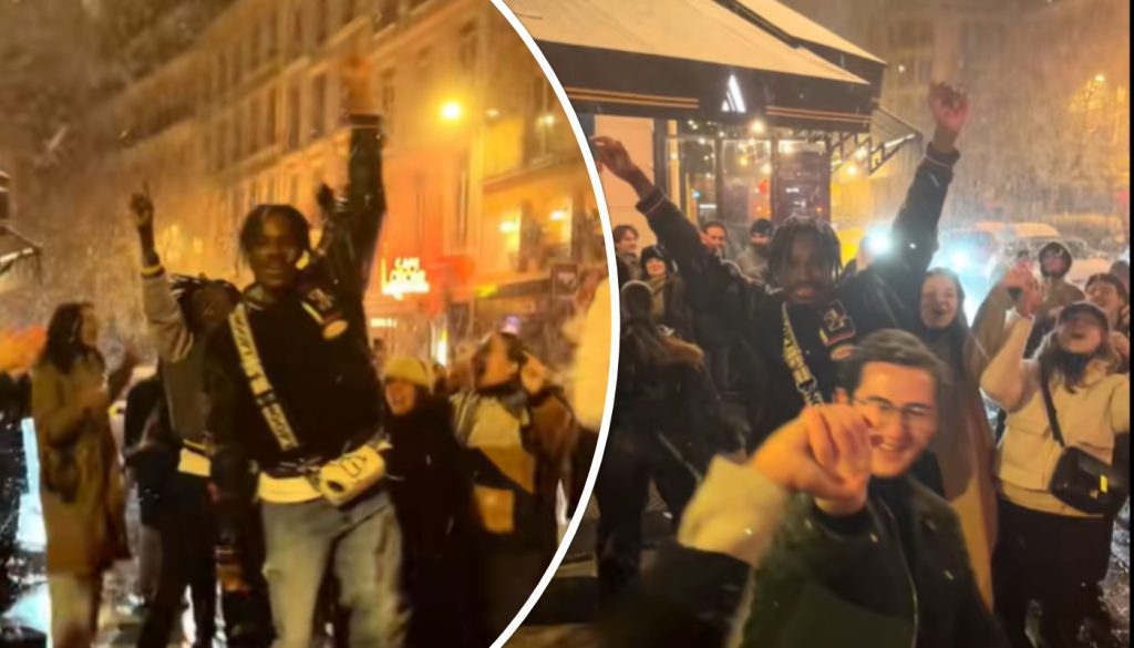 Βίντεο: Γάλλοι χορεύουν στο χιονισμένο Παρίσι υπό τους ήχους του «All i want for Christmas is you»