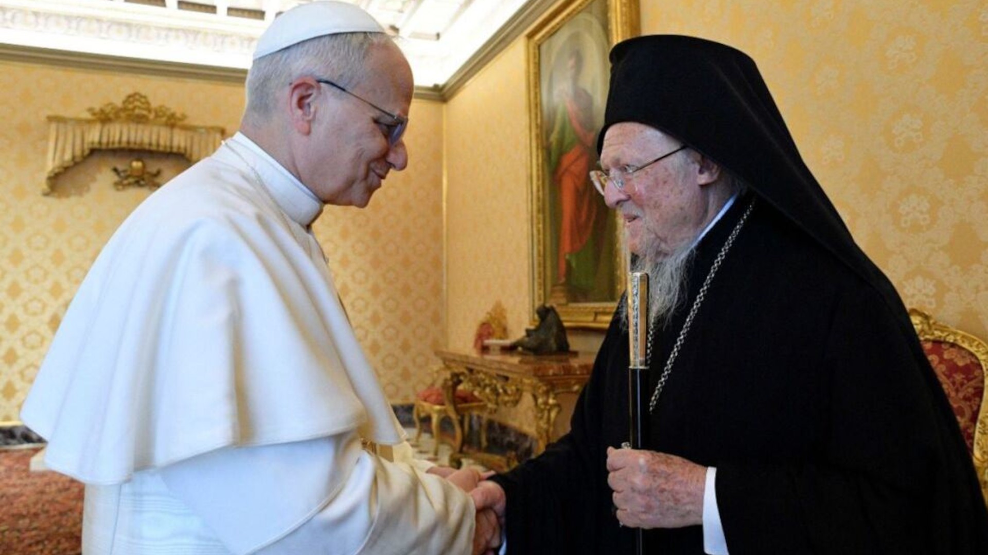 Σε εξέλιξη η ιστορική συνάντηση Πατριάρχη Βαρθολομαίου – Πάπα Λέοντα ΙΔ’ στη Νίκαια της Βιθυνίας: Δείτε live